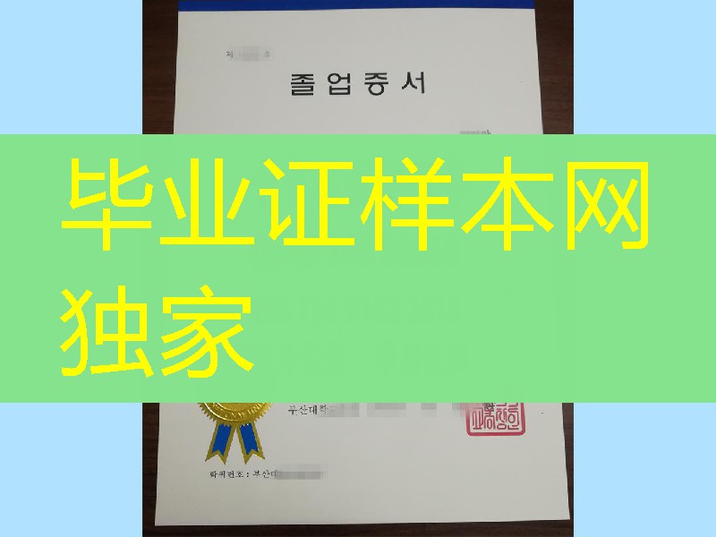 韩国釜山大学毕业证书，Pusan National University diploma degree