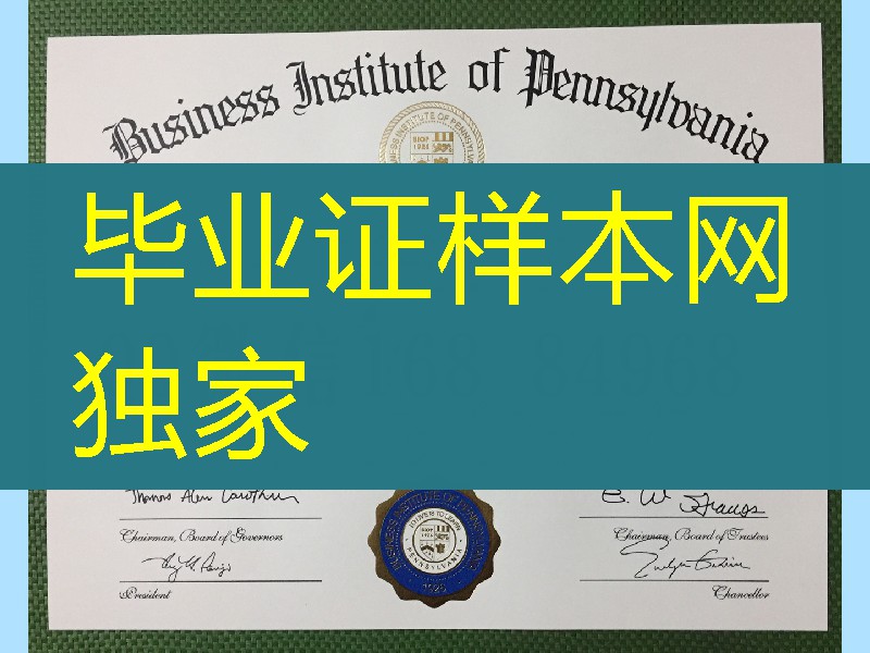 美国北美宾夕法尼亚商学院毕业证学位证图片,Business Institute of Pennsylvania diploma degree