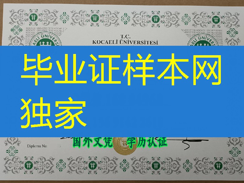土耳其科贾埃利大学毕业证文凭，Kocaeli University diploma degree