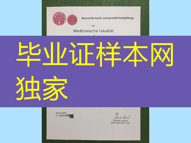 德国海德堡大学学位证毕业证,Heidelberg University diploma certificate
