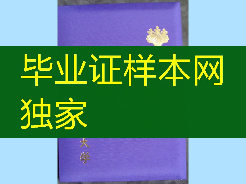 日本筑波大学毕业证外壳，日本筑波大学学位记封皮