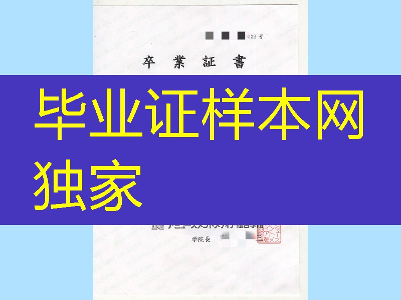 日本AMG动画学院卒业证书，日本AMG动画学院学位记