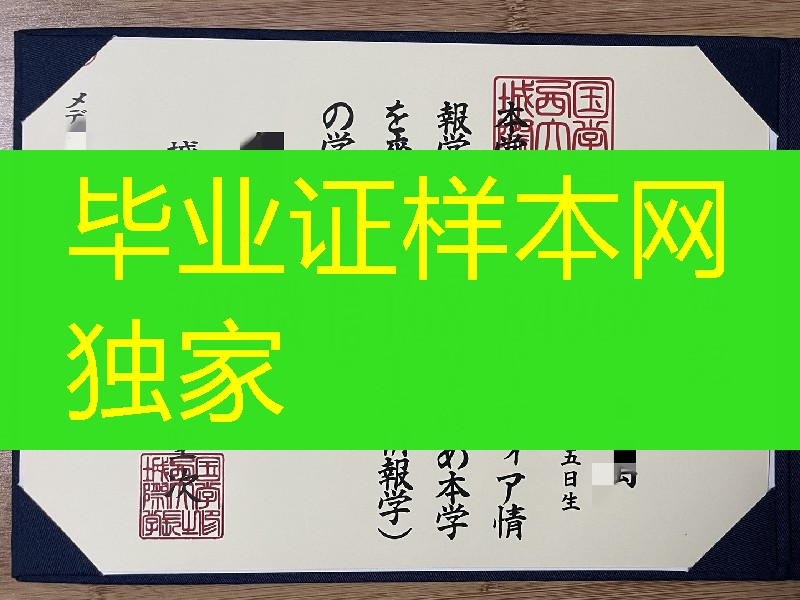日本城西国际大学学位记，日本城西国际大学毕业证模版