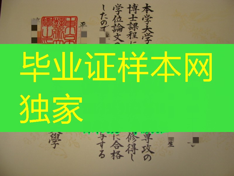 日本东京艺术大学学位记，东京艺术大学卒业证书