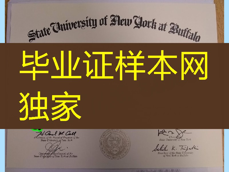美国纽约州立大学布法罗分校毕业证成绩单，state university of new york at buffalo diploma certificate