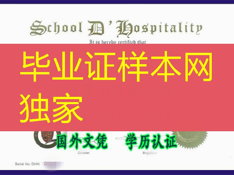 新加坡酒店管理学院文凭diploma，School D' Hospitality diploma